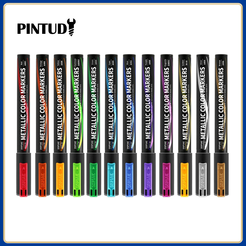 Illustration Marker Set - 【2026 Nieuw】DSPIAE MKA 12 kleuren metallic