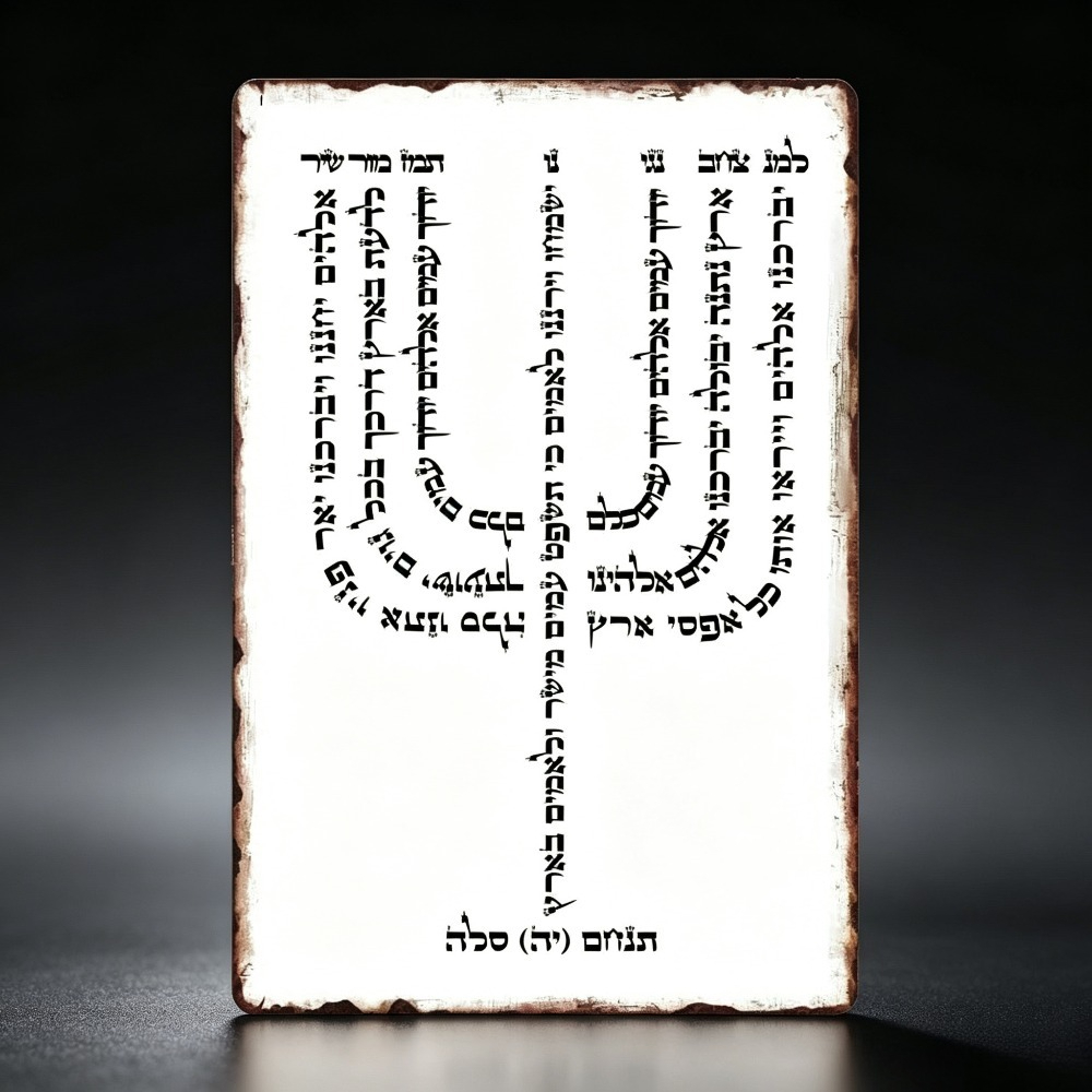 Art & Craft Teacher Vacancy - CIFBUY Vintage Hebreeuws YHVH Aluminium Wanddecoratie