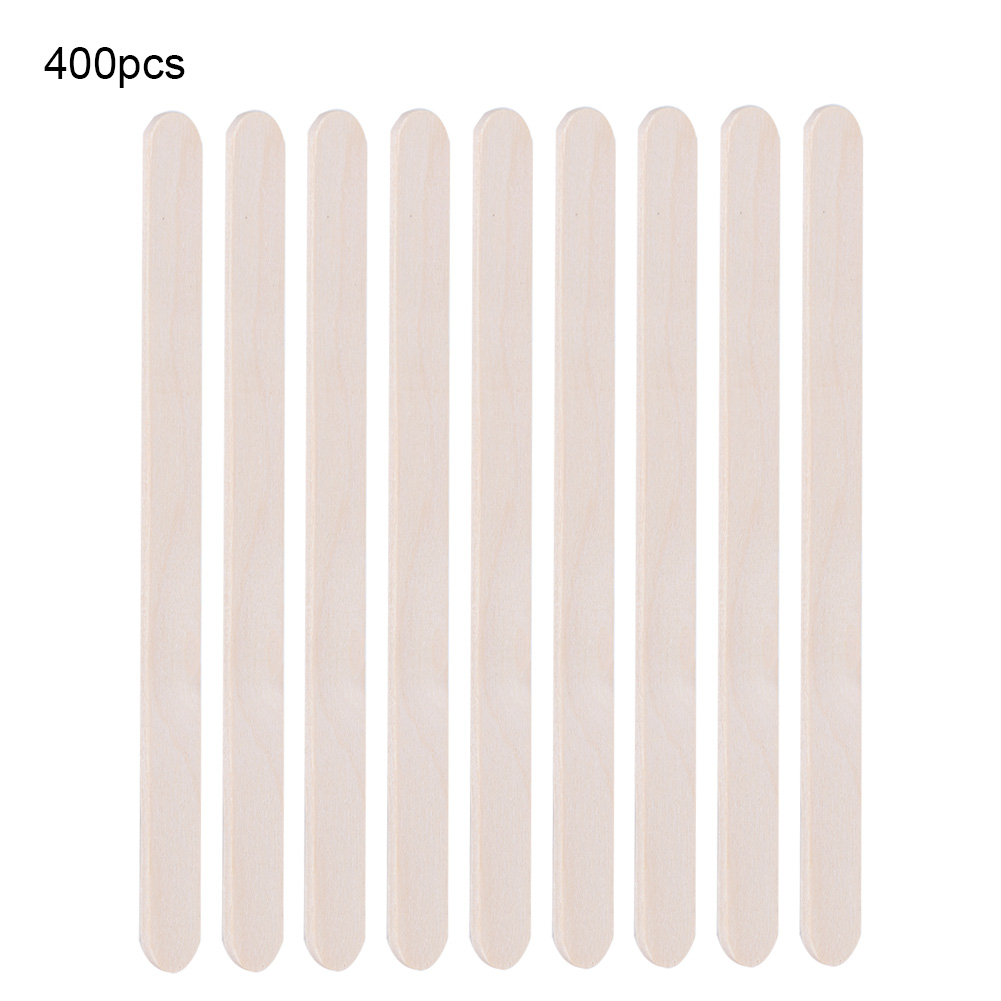 Art Craft With Ice Cream Stick - 400 stuks houten ijsstokjes knutselstokjes DIY