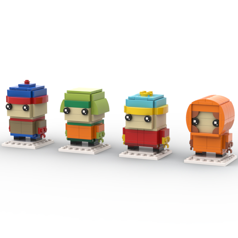 Art Craft Gift Ideas - 336-delige MOC South Park BrickHeadz Model