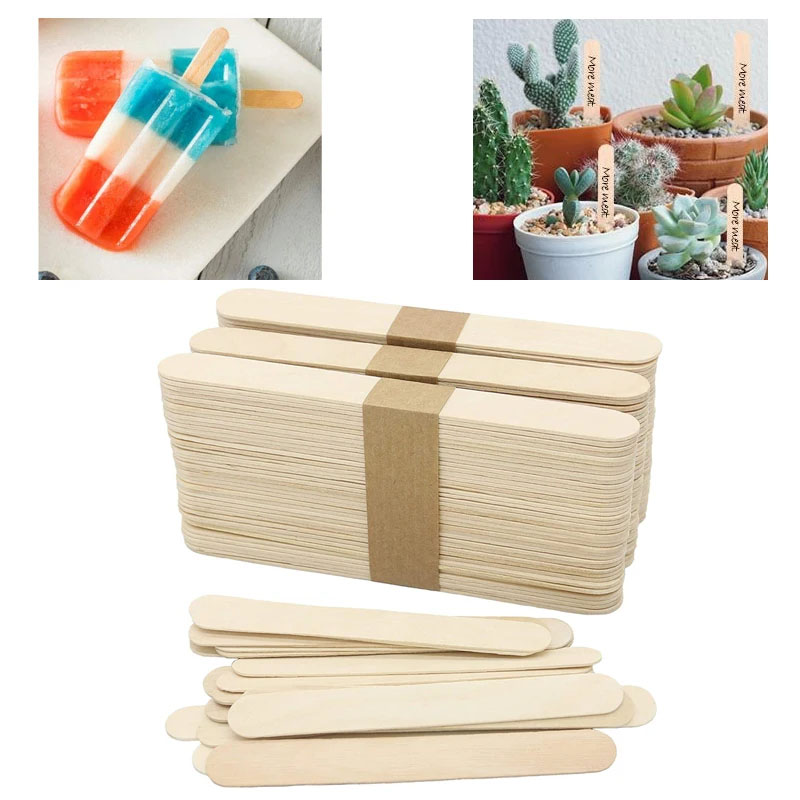 Art Craft With Ice Cream Stick - ﻿ 50/100 Stuks IJslollystokjes Puur Natuurlijk