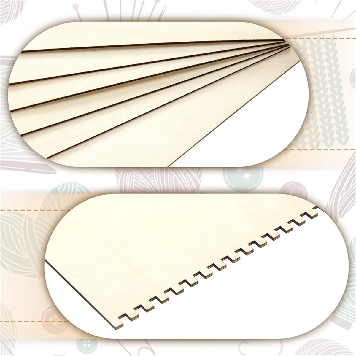 18 stuks beginners houten geke - Art Craft For Adults recensie en prijs