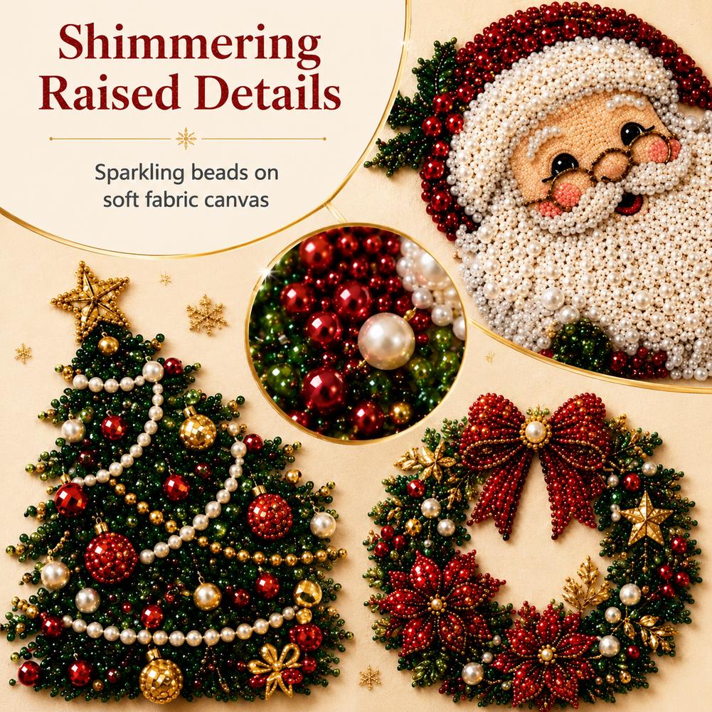 Kerstmis Kerstman Parel Kunst  - Art Craft For Adults recensie en prijs