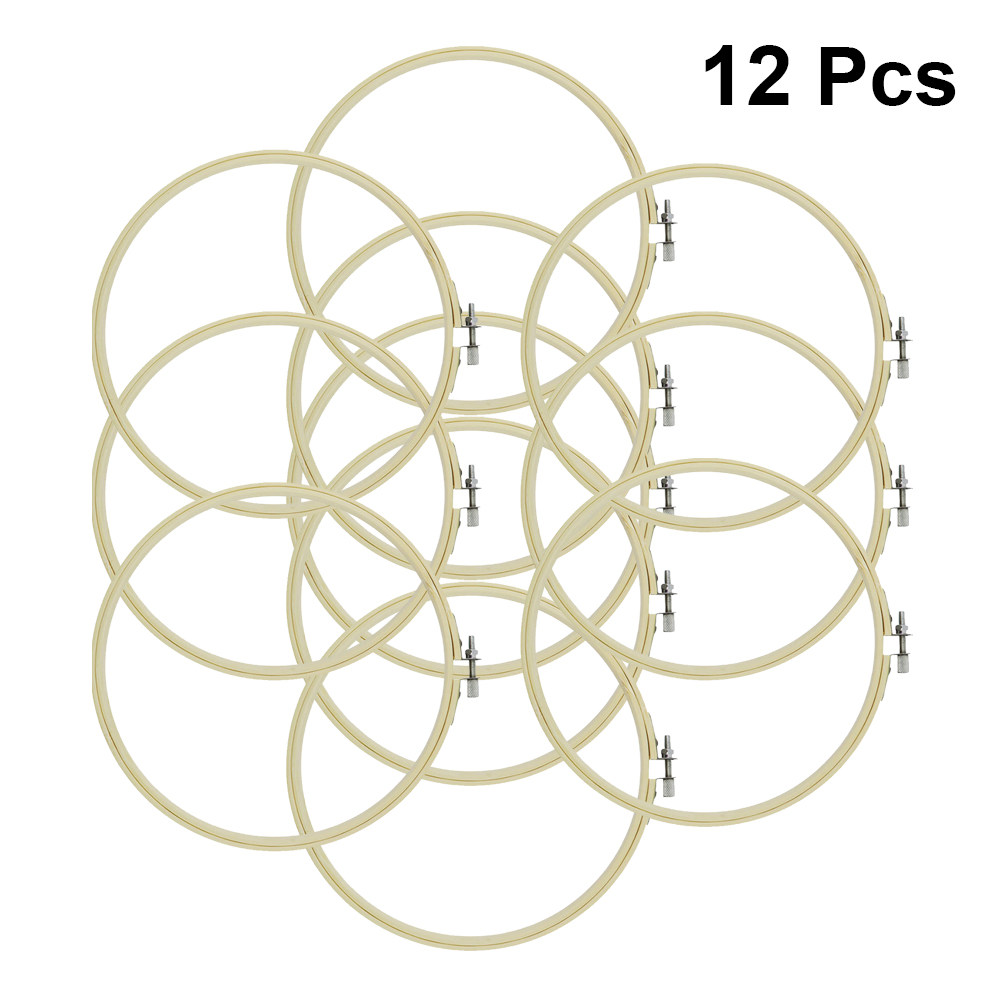 12-delige 20cm bamboe borduurr - Art Craft Gift Ideas recensie en prijs