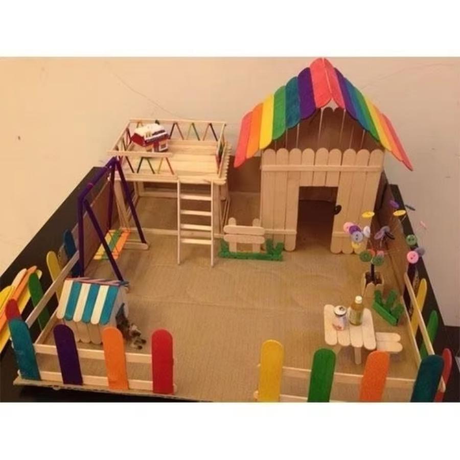 50 stuks veel natuurlijk gekle - Art Craft With Ice Cream Stick recensie en prijs