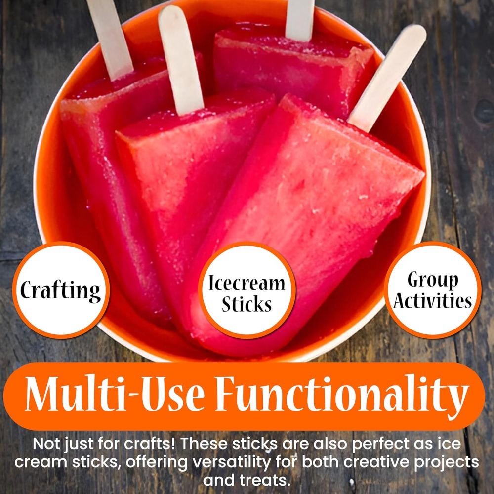 IJsjesstokjes 50 stuks Natuurl - Art Craft With Ice Cream Stick recensie en prijs