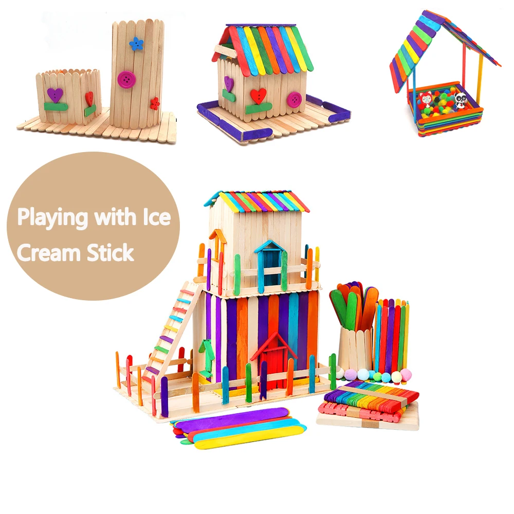 50 Stuks Ijs Popsicle Sticks N - Art Craft With Ice Cream Stick recensie en prijs