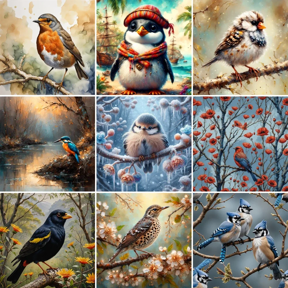 Vogel Pinguïn Ijsvogel Verf Nu - Art Craft Ideas For Adults recensie en prijs