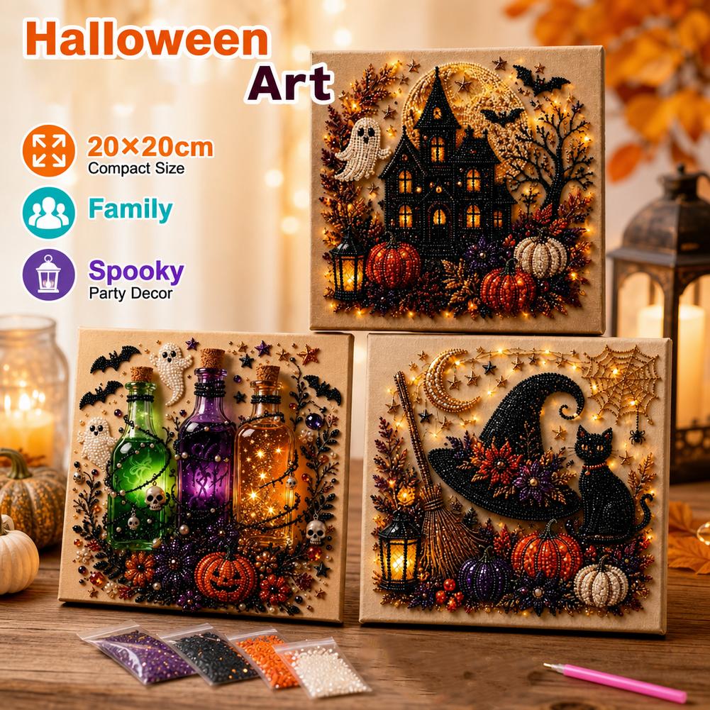 Halloween Spook & Pompoen 3D P - Art Craft For Adults recensie en prijs