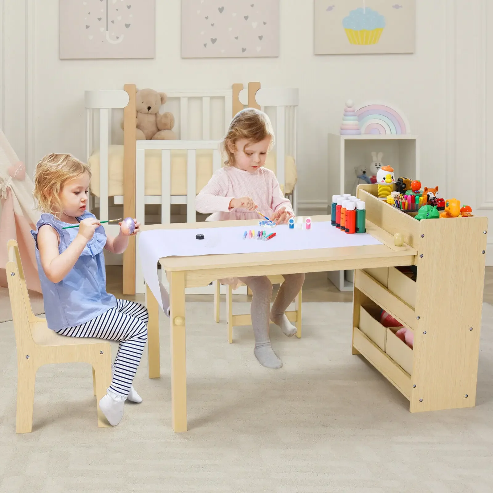 Kinderkunsttafel en 2-stoelens - Art And Craft Quotes For Kids recensie en prijs