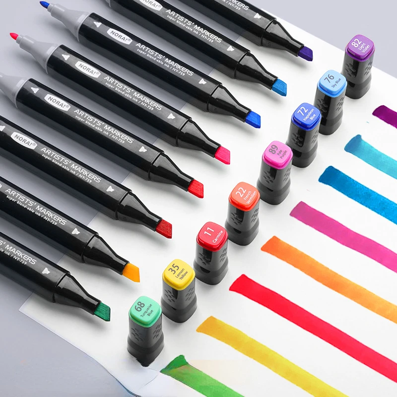 30/60 Kleurstiften Tweekoppige - Illustration Marker Set recensie en prijs