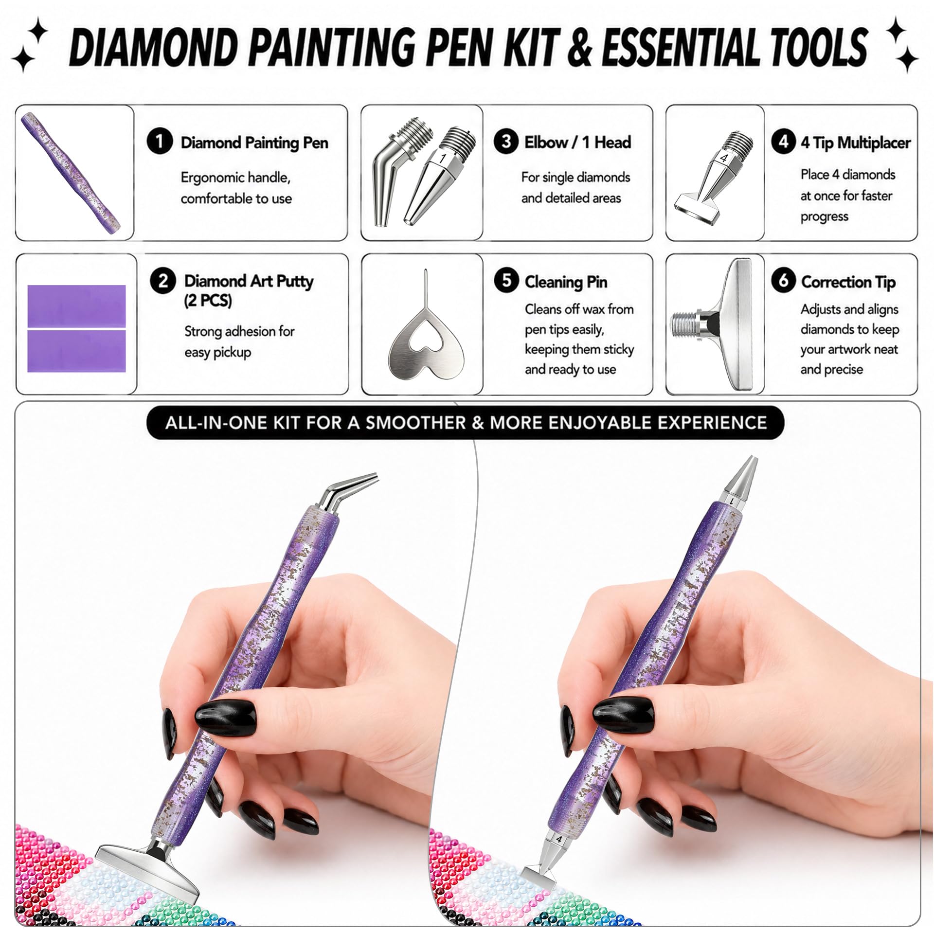 Diamant schilderij art pen, me - Art Craft For Adults recensie en prijs