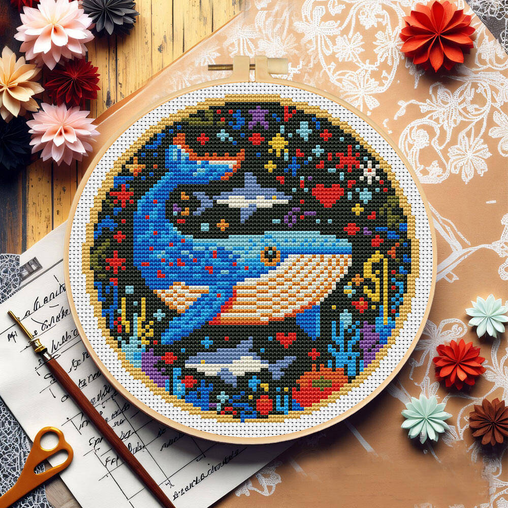 DIY Kruissteek Walvis Borduren - Art Craft And Cloth recensie en prijs