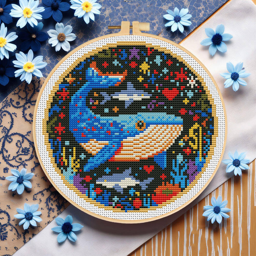 DIY Kruissteek Walvis Borduren - Art Craft And Cloth recensie en prijs