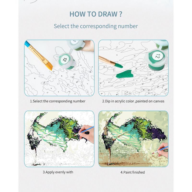 GATYZTORY Schilderen op Nummer - Art Craft Ideas For Adults recensie en prijs