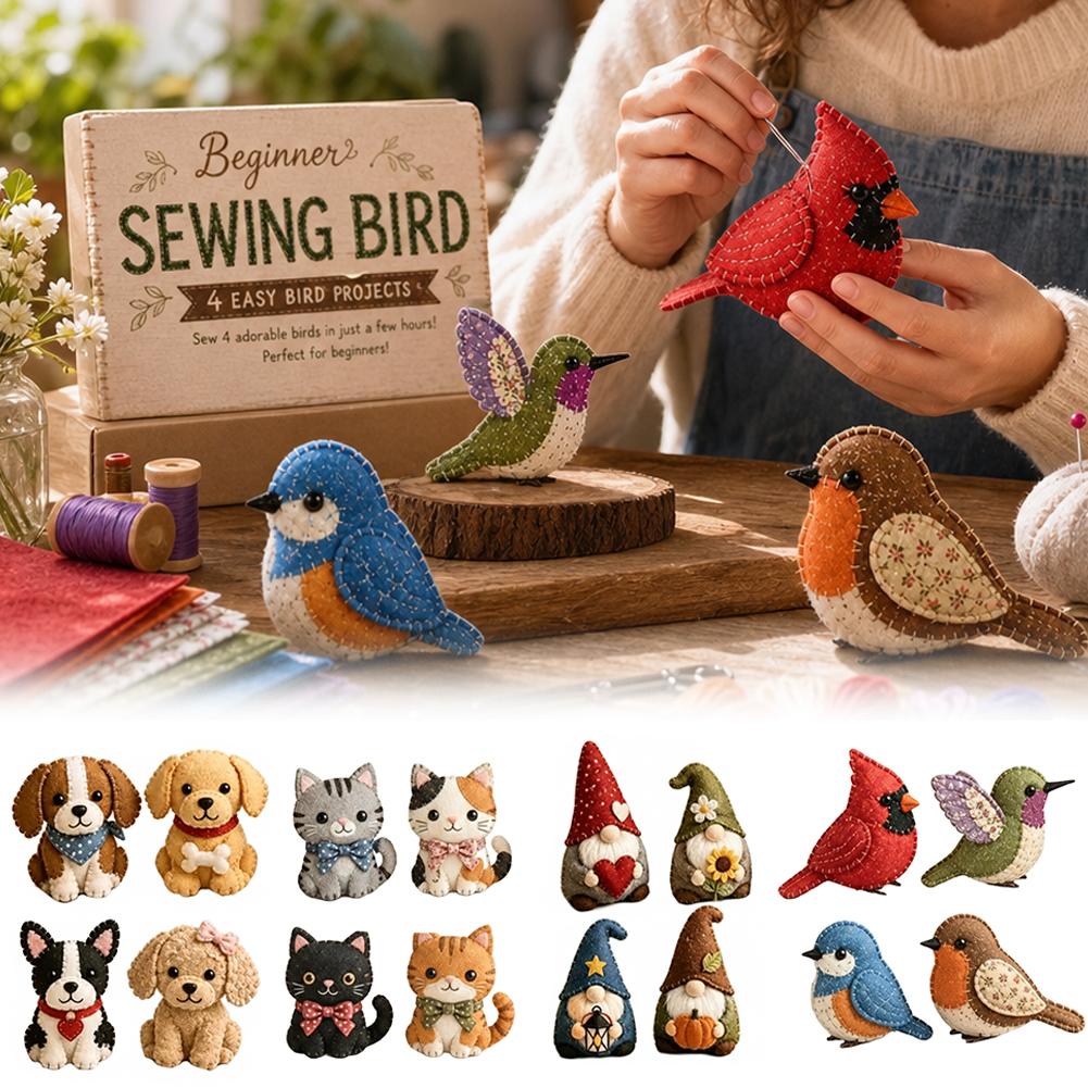 3D Cartoon Dieren Naaiset Stof - Art Craft And Cloth recensie en prijs
