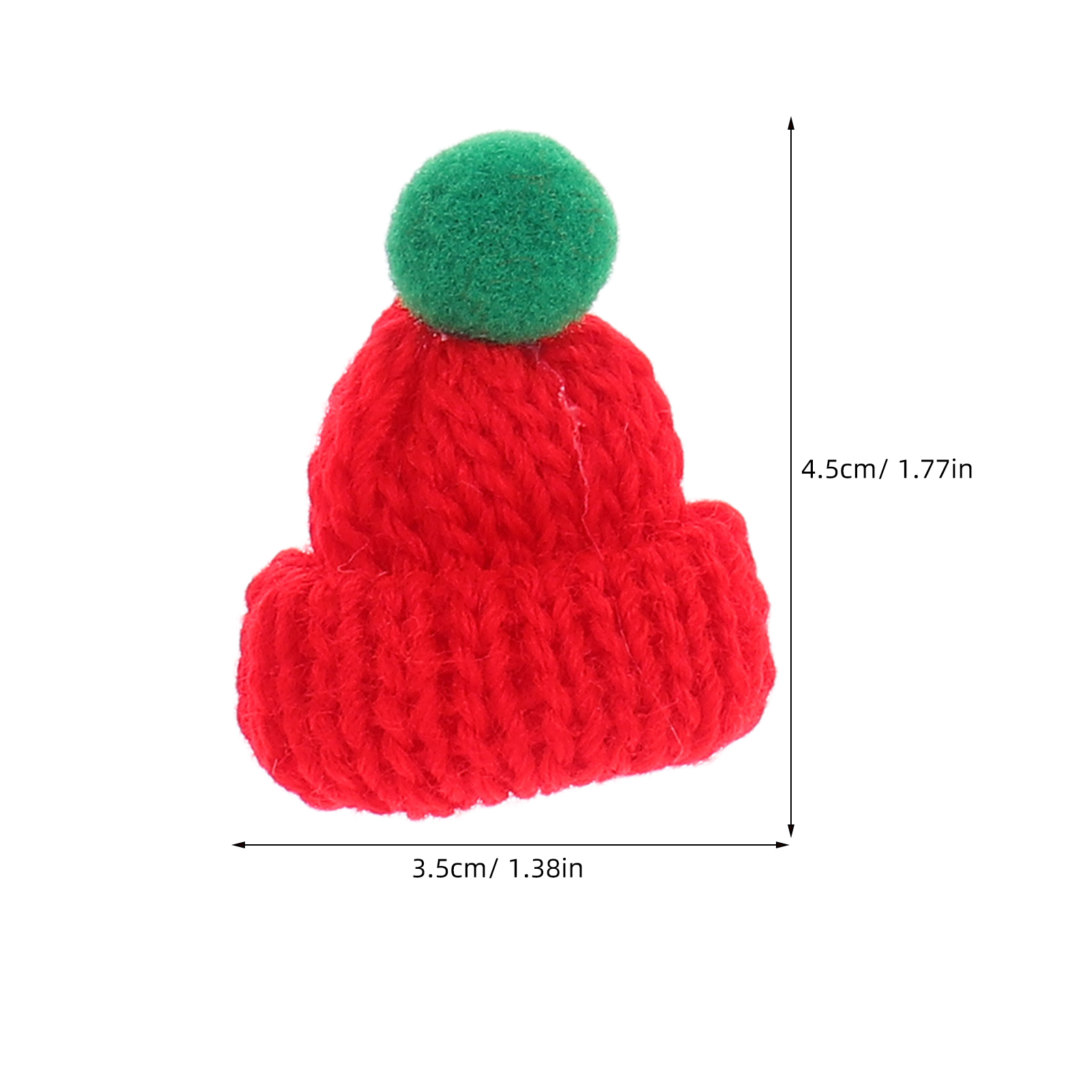 60 Stuks Mini Gebreide Hoeden  - Art Craft And Cloth recensie en prijs